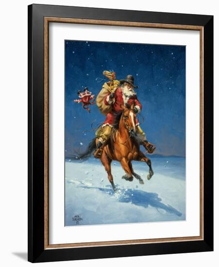 Midnight Rider-Jack Sorenson-Framed Art Print