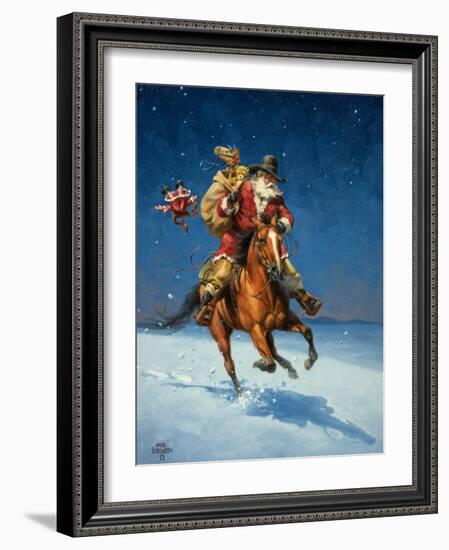 Midnight Rider-Jack Sorenson-Framed Art Print