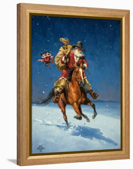 Midnight Rider-Jack Sorenson-Framed Stretched Canvas