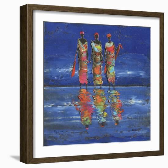 Midnight River 1-Michel Rauscher-Framed Art Print