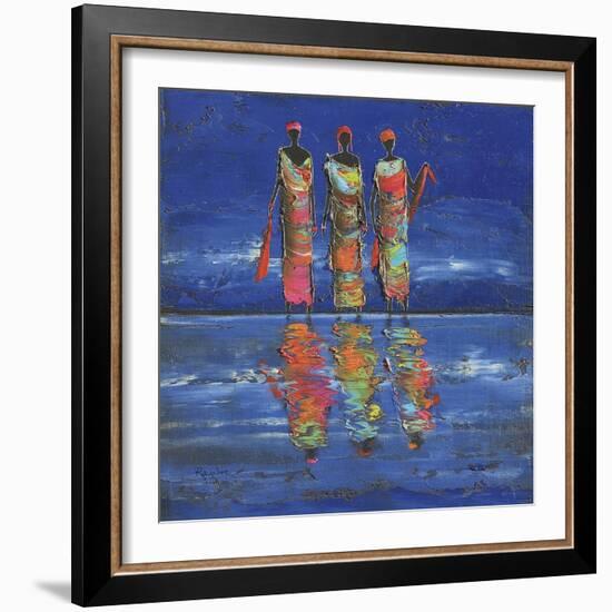 Midnight River 1-Michel Rauscher-Framed Premium Giclee Print