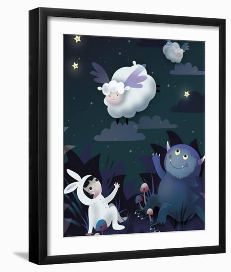 Midnight Stories - Count-Clara Wells-Framed Giclee Print