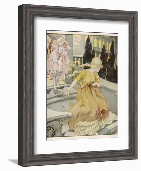 Midnight Strikes and Cinderella Flies from the Ball-Anne Anderson-Framed Photographic Print