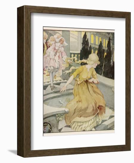 Midnight Strikes and Cinderella Flies from the Ball-Anne Anderson-Framed Photographic Print