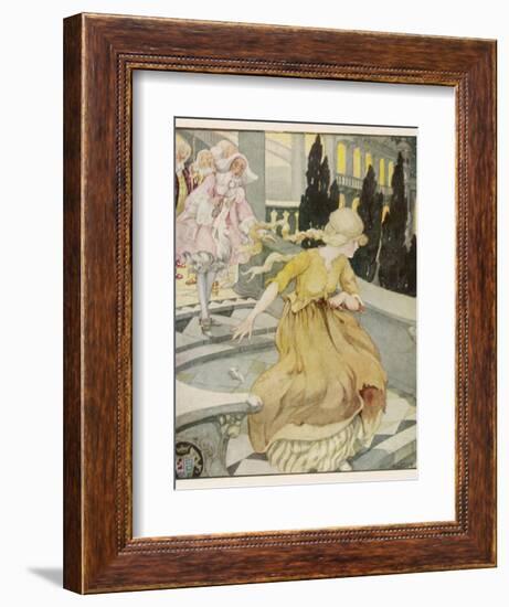 Midnight Strikes and Cinderella Flies from the Ball-Anne Anderson-Framed Photographic Print