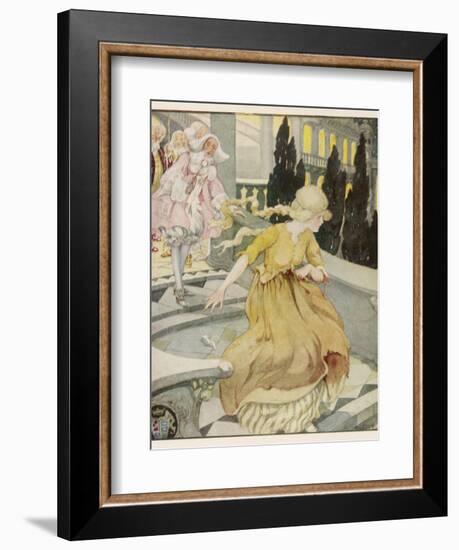 Midnight Strikes and Cinderella Flies from the Ball-Anne Anderson-Framed Photographic Print