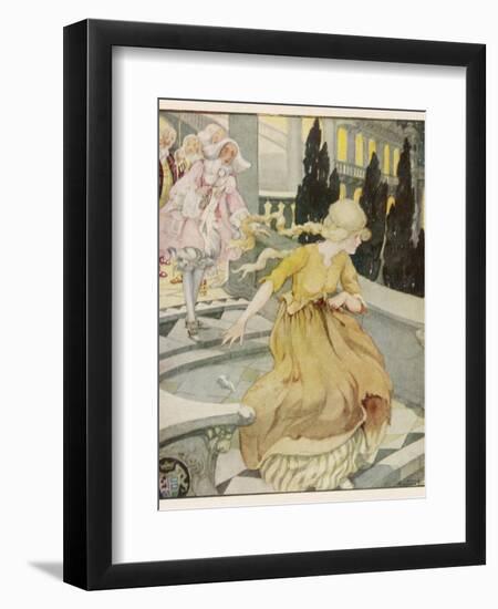 Midnight Strikes and Cinderella Flies from the Ball-Anne Anderson-Framed Photographic Print