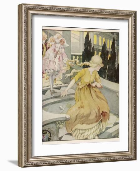 Midnight Strikes and Cinderella Flies from the Ball-Anne Anderson-Framed Photographic Print