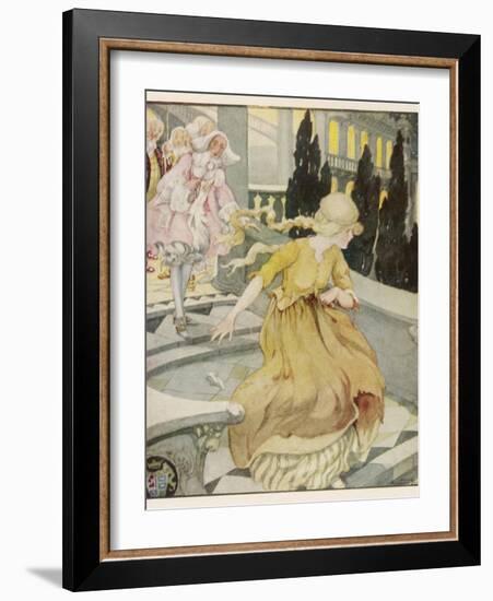 Midnight Strikes and Cinderella Flies from the Ball-Anne Anderson-Framed Photographic Print