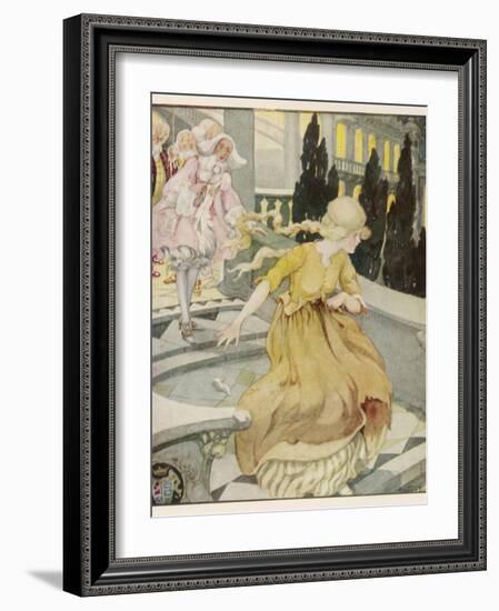 Midnight Strikes and Cinderella Flies from the Ball-Anne Anderson-Framed Photographic Print