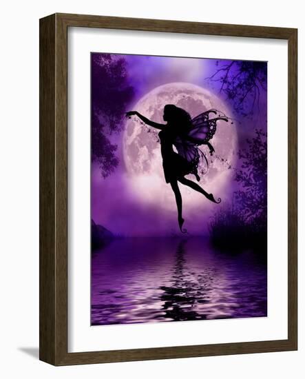 Midnight Stroll-Julie Fain-Framed Art Print