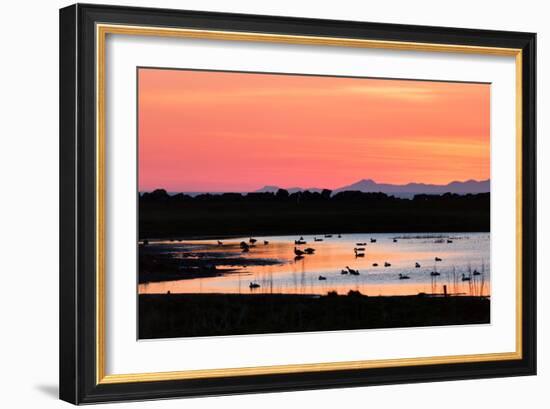 Midnight Sun, Reykjavik, Iceland-null-Framed Photographic Print