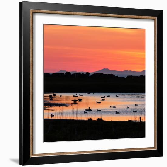 Midnight Sun, Reykjavik, Iceland-null-Framed Photographic Print