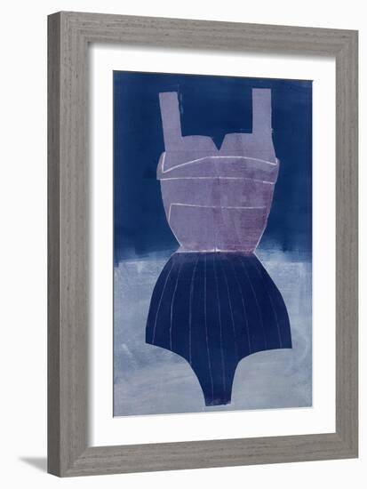 Midnight Swim-Stacy Milrany-Framed Art Print