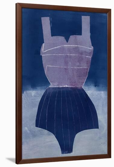 Midnight Swim-Stacy Milrany-Framed Art Print