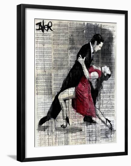 Midnight Tango-Loui Jover-Framed Art Print