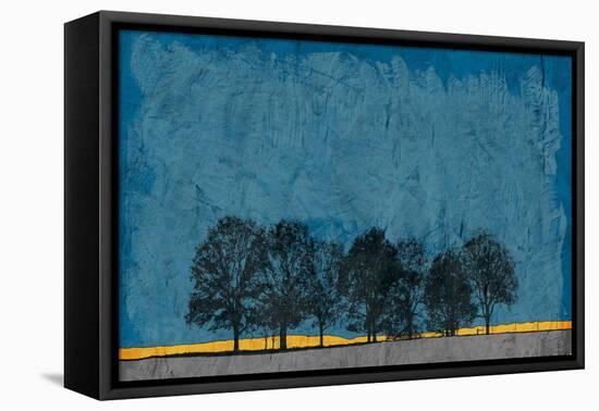 Midnight View-Ynon Mabat-Framed Stretched Canvas