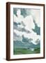 Midnoon Countrysides 2-Emma Jones-Framed Giclee Print