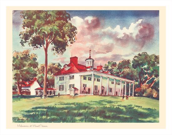 Midsummer At Mount Vernon President George Washington S Home