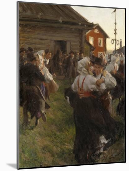 Midsummer Dance-Anders Leonard Zorn-Mounted Giclee Print