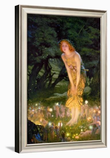 Midsummer Eve, c.1908-Edward Robert Hughes-Framed Art Print