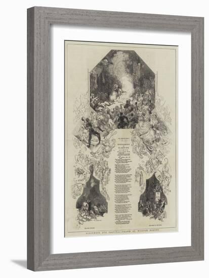 Midsummer Eve Festival-William Harvey-Framed Giclee Print