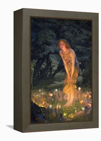 Midsummer Eve-Edward Robert Hughes-Framed Premier Image Canvas