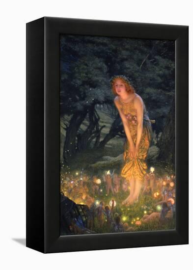 Midsummer Eve-Edward Robert Hughes-Framed Premier Image Canvas