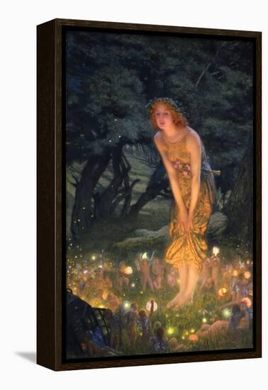 Midsummer Eve-Edward Robert Hughes-Framed Premier Image Canvas