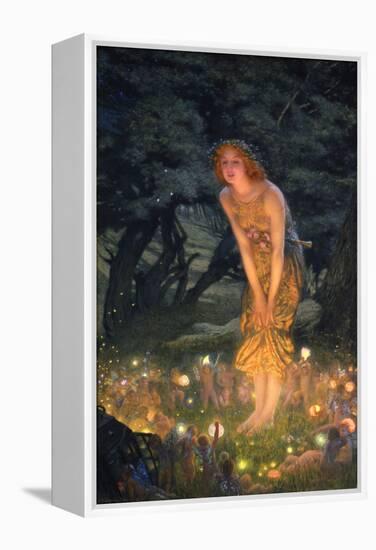 Midsummer Eve-Edward Robert Hughes-Framed Premier Image Canvas