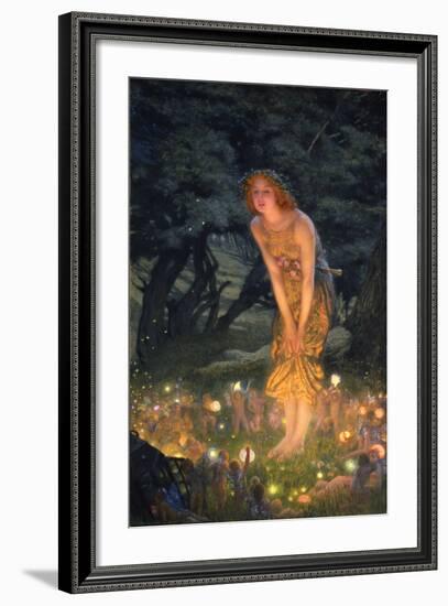 Midsummer Eve-Edward Robert Hughes-Framed Giclee Print