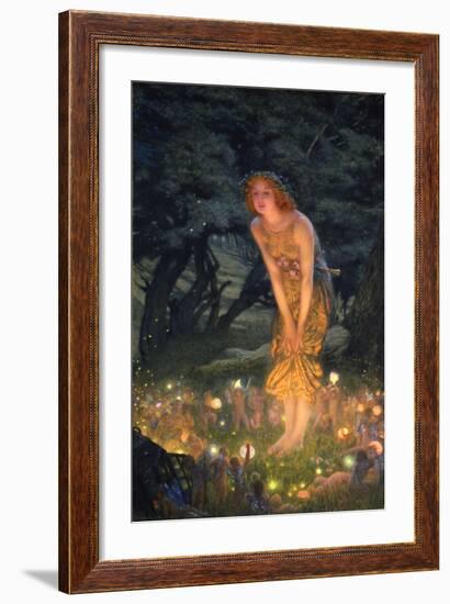 Midsummer Eve-Edward Robert Hughes-Framed Giclee Print