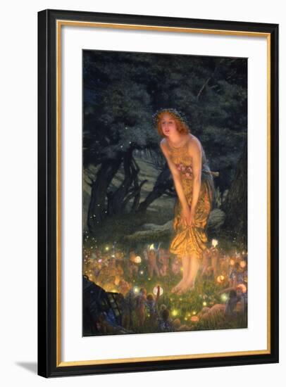 Midsummer Eve-Edward Robert Hughes-Framed Giclee Print