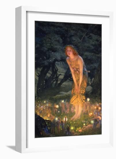 Midsummer Eve-Edward Robert Hughes-Framed Giclee Print