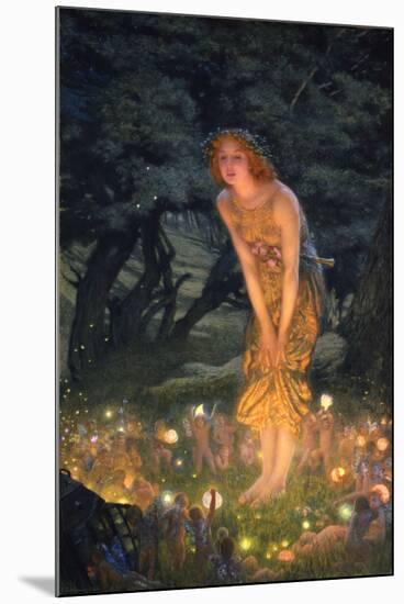 Midsummer Eve-Edward Robert Hughes-Mounted Premium Giclee Print