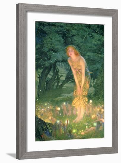 Midsummer Eve-Edward Robert Hughes-Framed Giclee Print