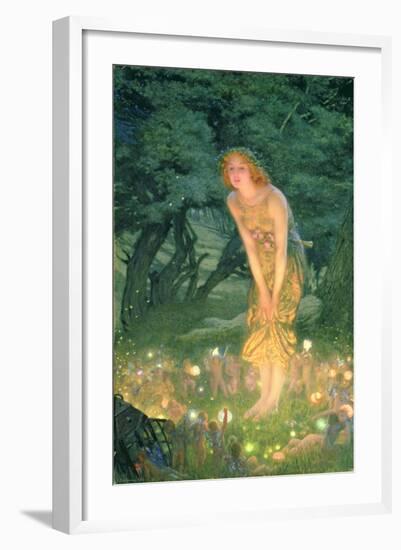 Midsummer Eve-Edward Robert Hughes-Framed Giclee Print