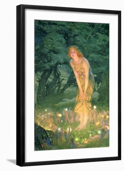 Midsummer Eve-Edward Robert Hughes-Framed Giclee Print