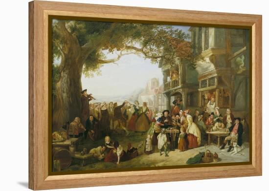 Midsummer Fair-Charles Hunt-Framed Premier Image Canvas