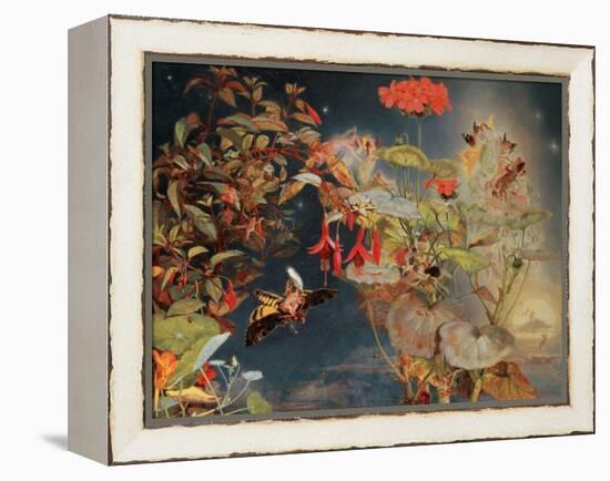 Midsummer Fairies, C.1856-John George Naish-Framed Premier Image Canvas