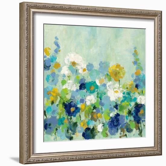 Midsummer Garden White Flowers-Silvia Vassileva-Framed Art Print