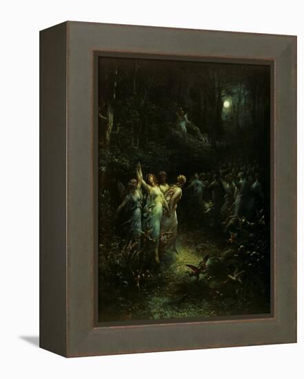 Midsummer Night's Dream-Gustave Doré-Framed Premier Image Canvas