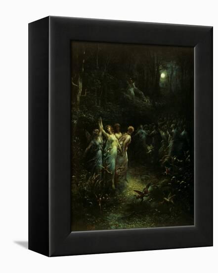 Midsummer Night's Dream-Gustave Doré-Framed Premier Image Canvas