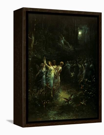Midsummer Night's Dream-Gustave Doré-Framed Premier Image Canvas