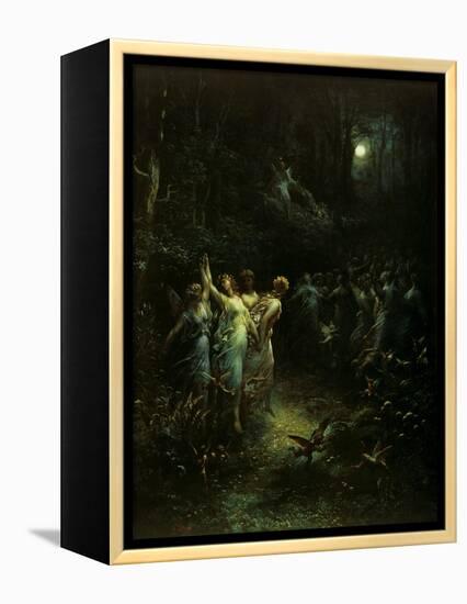 Midsummer Night's Dream-Gustave Doré-Framed Premier Image Canvas