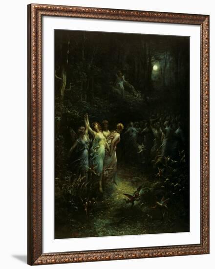 Midsummer Night's Dream-Gustave Doré-Framed Premium Giclee Print