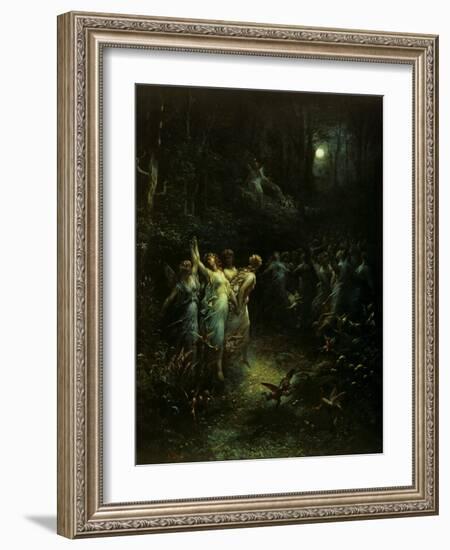 Midsummer Night's Dream-Gustave Doré-Framed Giclee Print