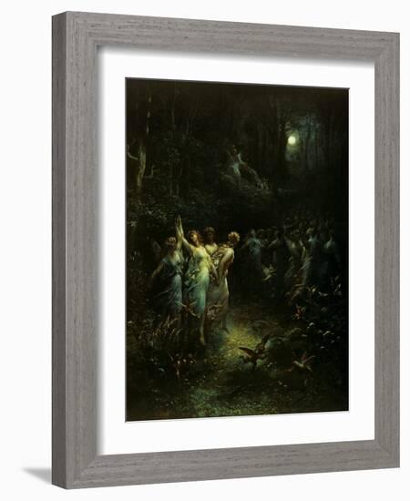 Midsummer Night's Dream-Gustave Doré-Framed Giclee Print