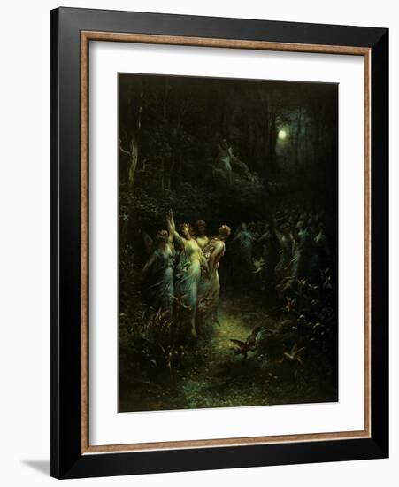 Midsummer Night's Dream-Gustave Doré-Framed Giclee Print