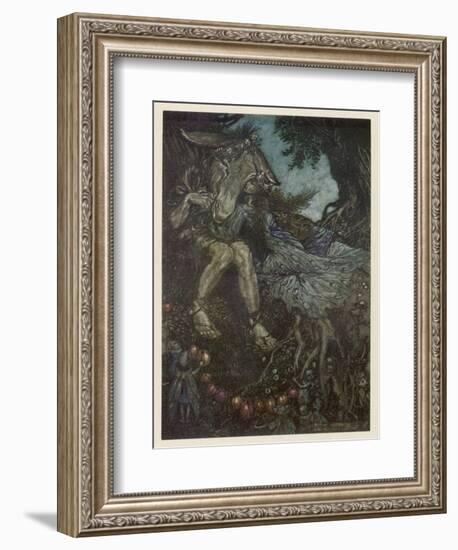 Midsummer Night's Dream-Arthur Rackham-Framed Art Print